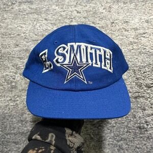 Vintage‎ Dallas Cowboys Emmitt Hat Starter Snapback Hat Blue Adjustable 90s NEW